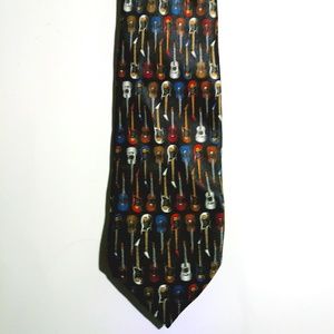 ADDICTION Colorful Guitars 56" Men's Necktie Tie